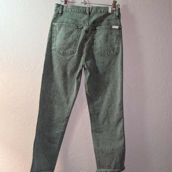 Green-tinted 7 For All Mankind Jeans 0122 - Picture 6 of 9